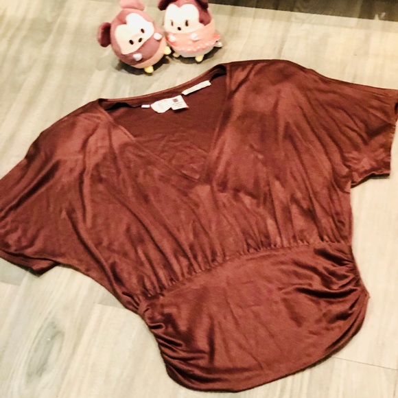 Emanuel Ungaro Tops - Ungaro Blouse Made in Italy Chocolate brown